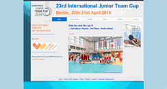 Desktop Screenshot of internationaler-junior-team-cup.de